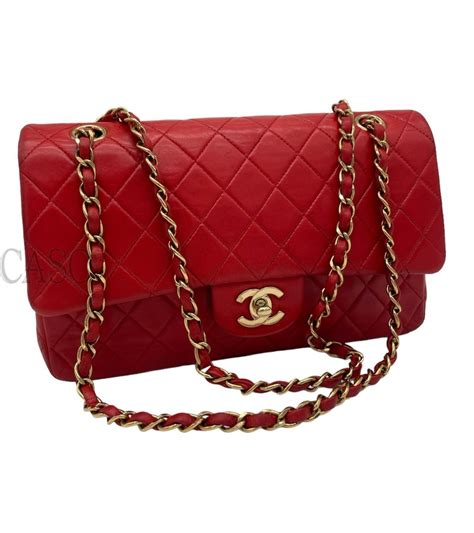 borsa chanel vernice rossa e bianca|moda Chanel borse.